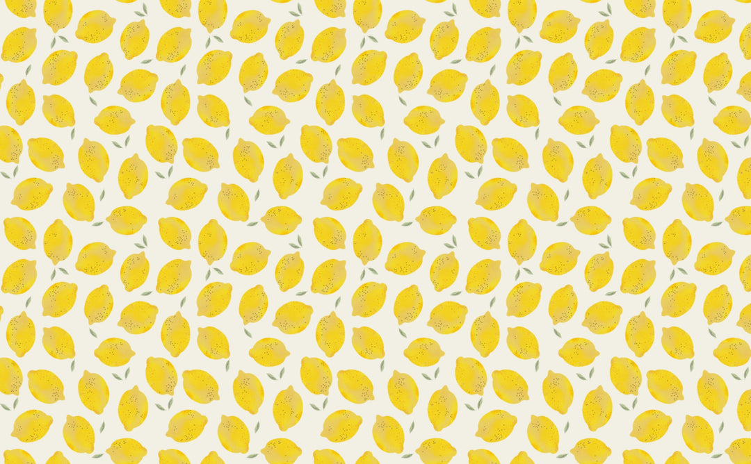 Lemon Wallpaper Pattern by Walls Need Love®