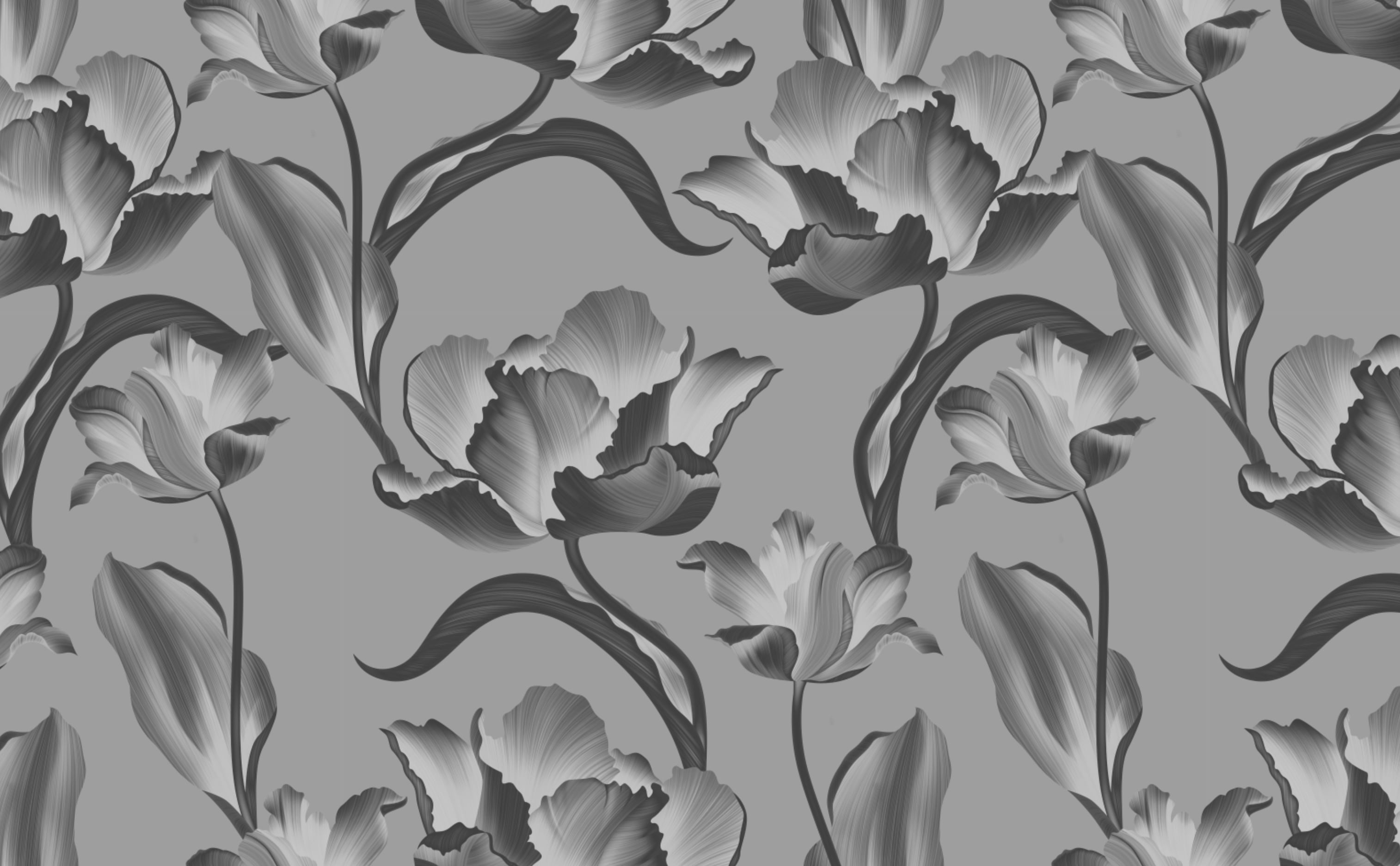 Graphite Blossoms Sample