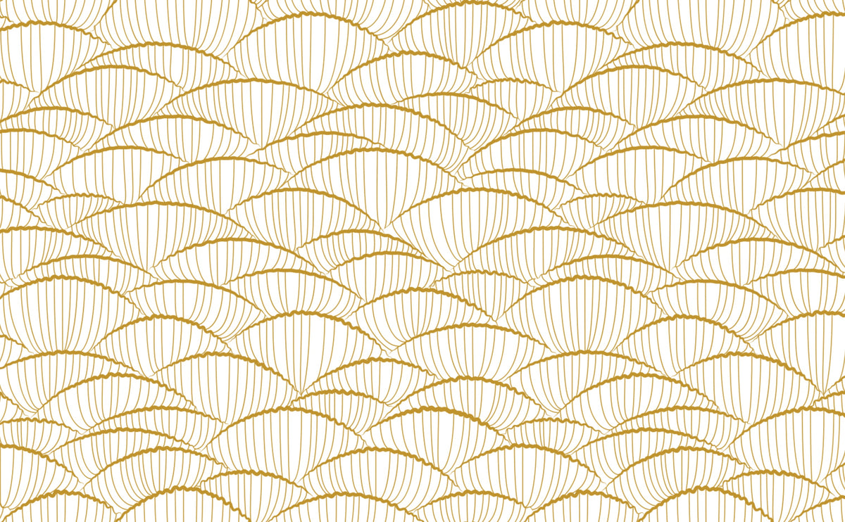 Round Clam Shell Pattern Clam Shell Pattern Wallpaper for Walls | Ewing Klipspringer – WallsNeedLove