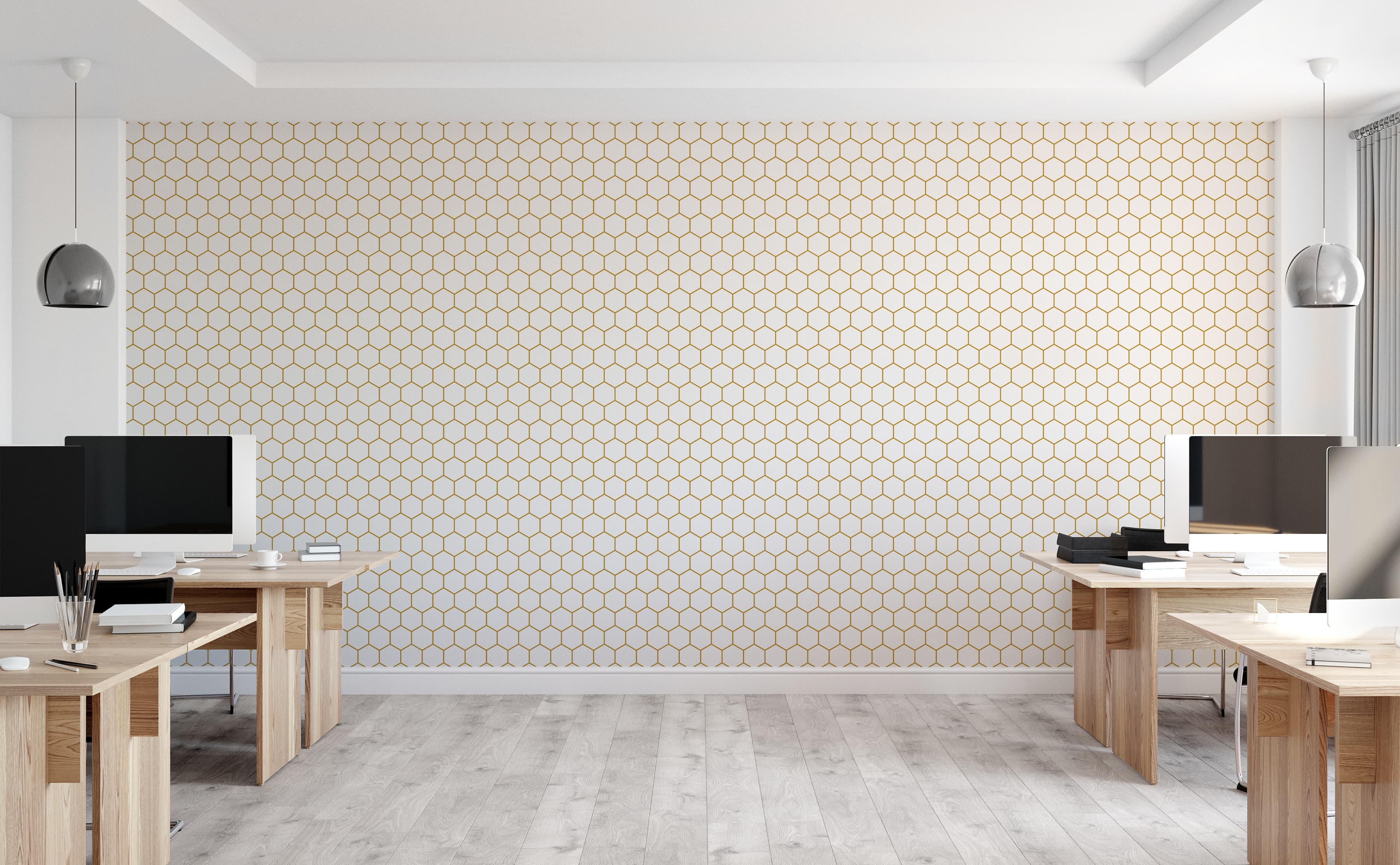 Hexagon Wall Paneling Ideas, Honeycomb Decor, Accent Wall Decoration,  Kitchen Wall Decor, Custom Design Wall Paneling, Do It Yourself 