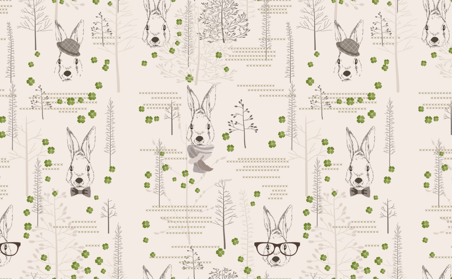Rabbit Wallpaper For Walls 999Store 3D Rabbits With Multi Color Eggs