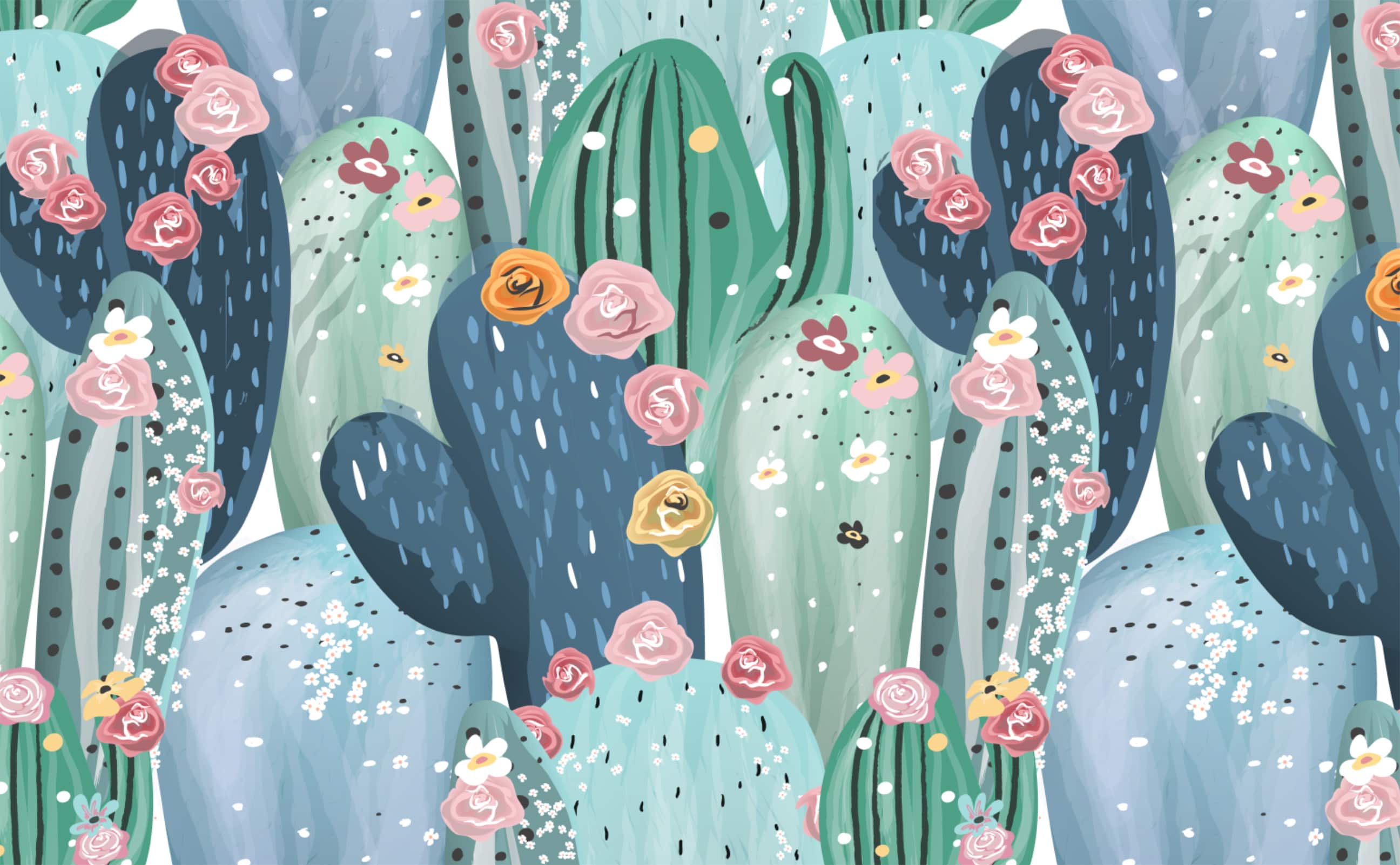 cute cactus wallpaper