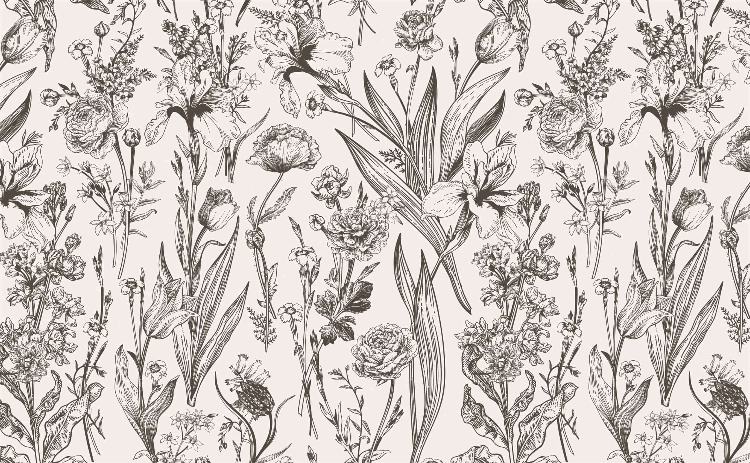 Herbarium Wallpaper Pattern by Walls Need Love®
