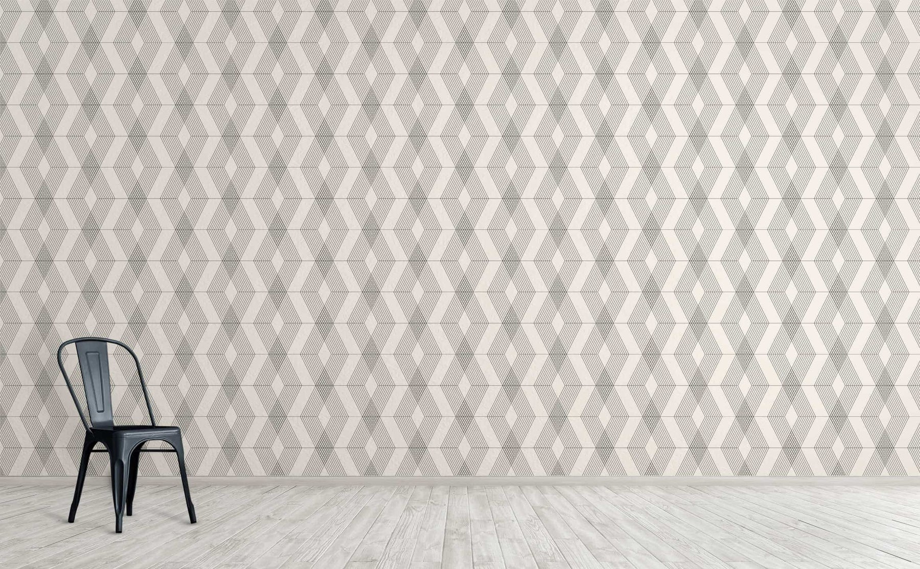 Modern geometric diamond Pattern Wallpaper for Walls | At the Crossroads