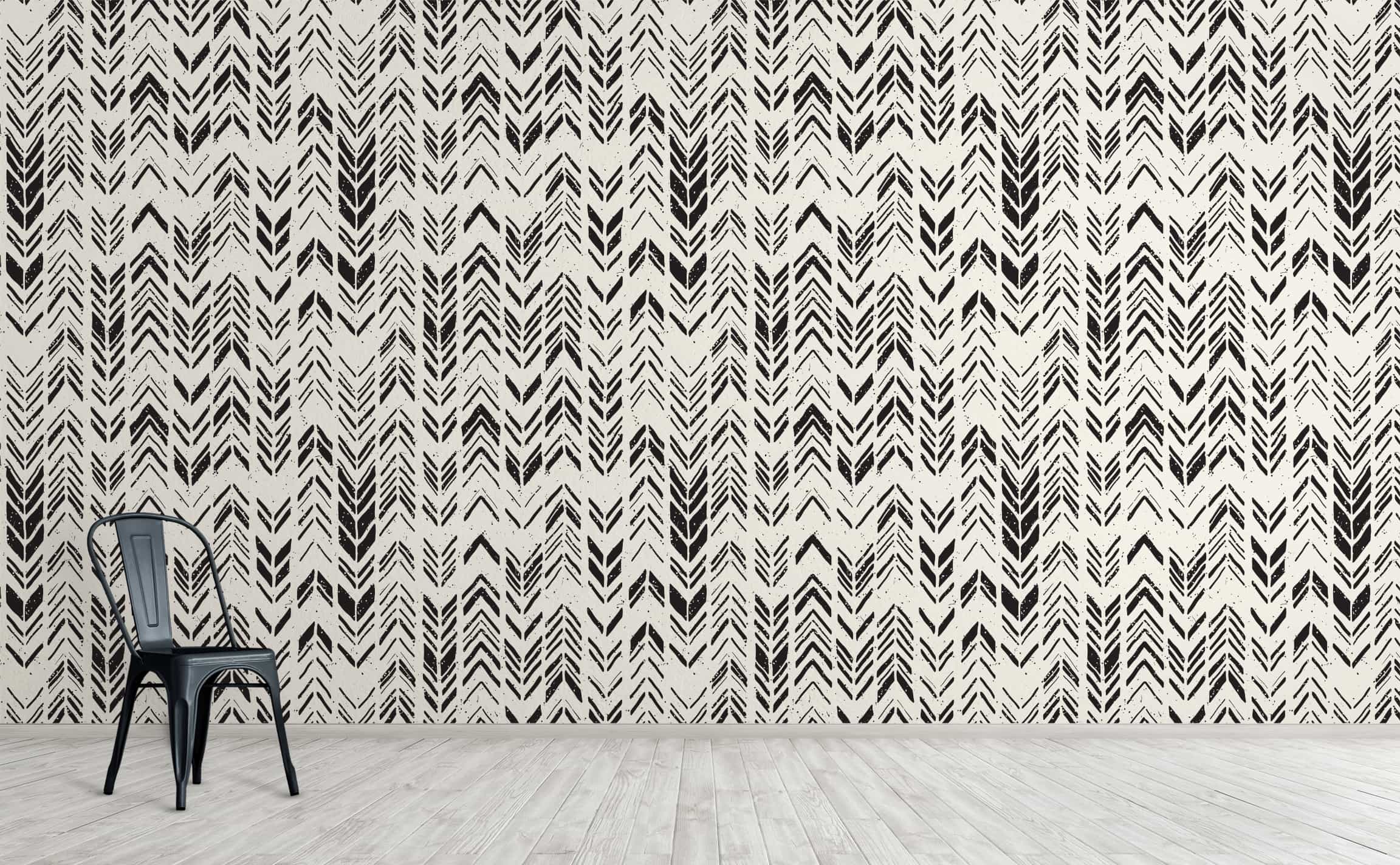 Black Chevron Pattern